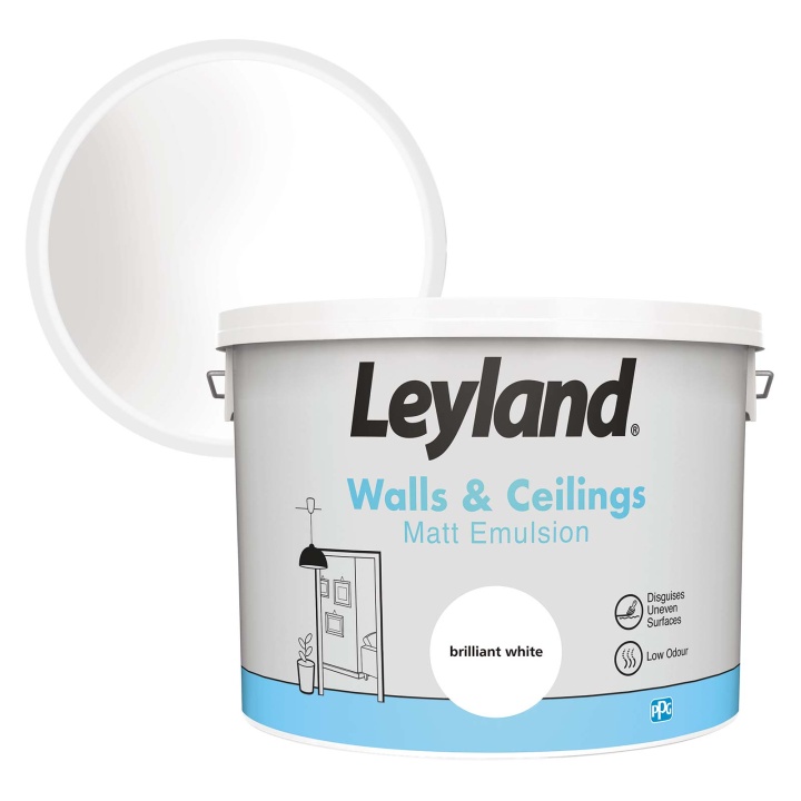 Leyland Matt Emulsion Brilliant White Ltr Selco