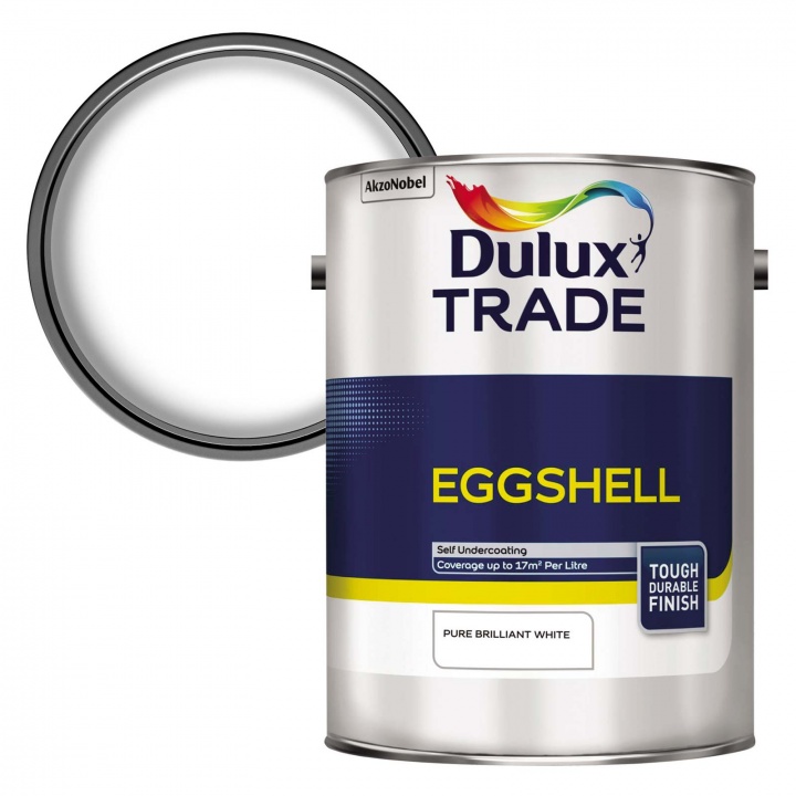 Dulux Trade Eggshell Brilliant White Ltr Selco