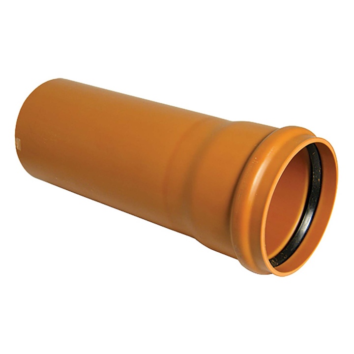 FloPlast 110mm Single Socket Underground Pipe Selco