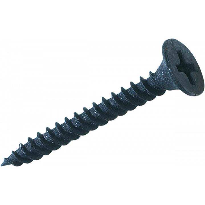 Fine Thread Drywall Screw Black 3 5 X 60mm Pk 500 Selco