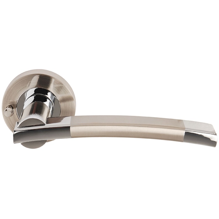 Orpheus Privacy Door Handle Satin Nickel Polished Chrome Selco