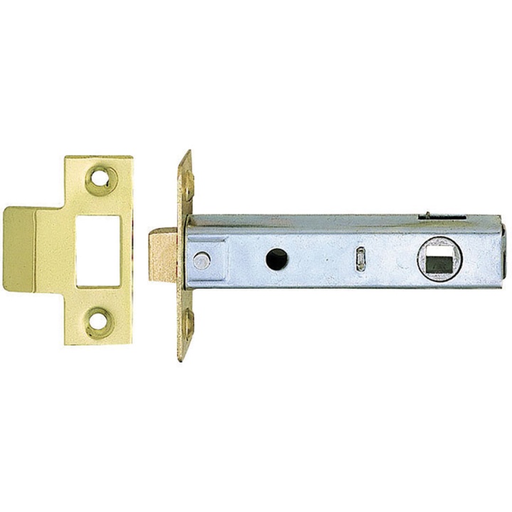 Dale Tubular Mortice Latch Brass Plated Mm Selco