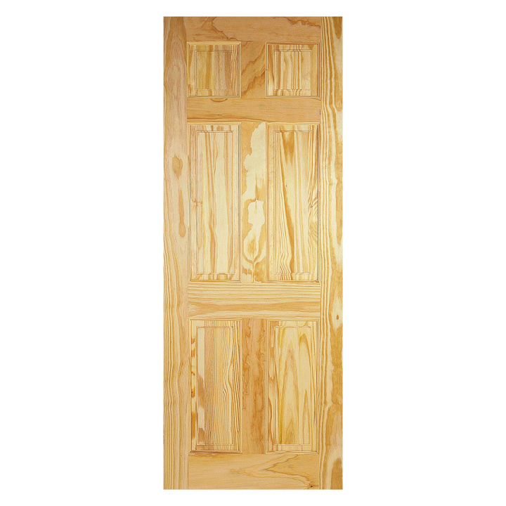 6 Panel Clear Pine Internal Door