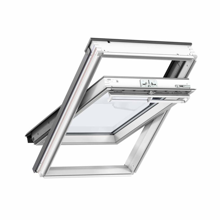 VELUX White Painted Centre Pivot Roof Window