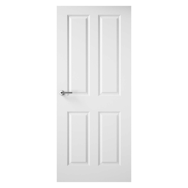 4 Panel Smooth Internal FD30 Fire Door 762 x 1981 x 44mm