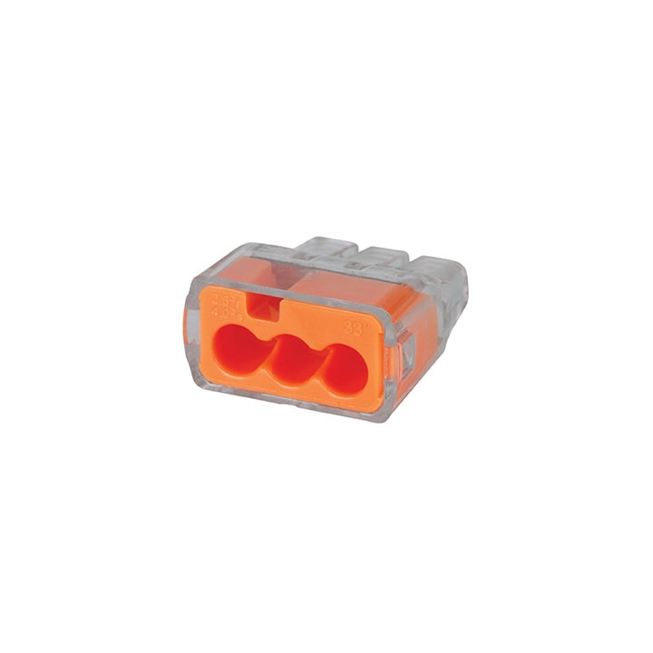 Ideal In-Sure® 3 Port Push In Connectors Pk 100