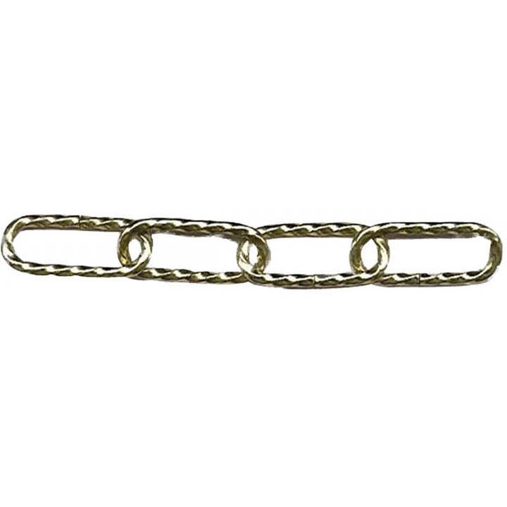 Brass Plated Decorative Twist Chain 3.4mm x 2m | Selco