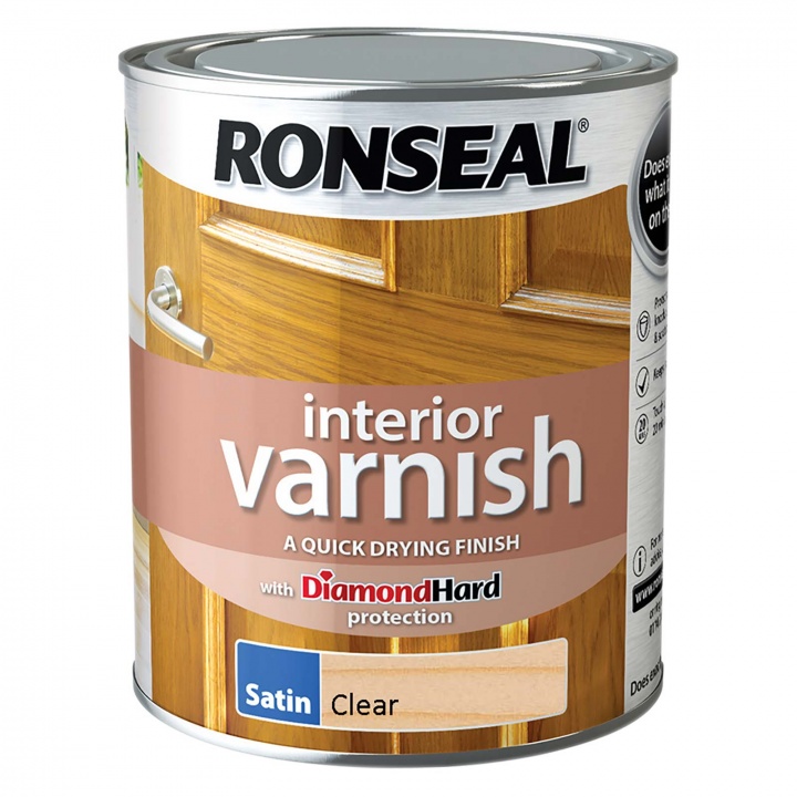 Ronseal Clear Satin Interior Varnish | Selco