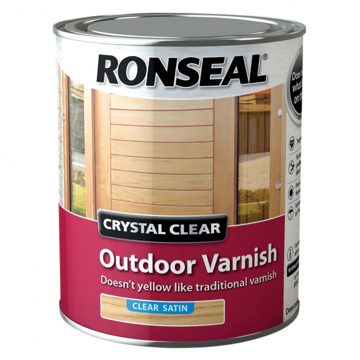 Ronseal Crystal Clear Outdoor Matt Varnish Selco