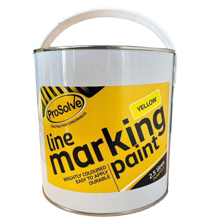 ProSolve Line Marking Paint Yellow 2.5ltr Selco