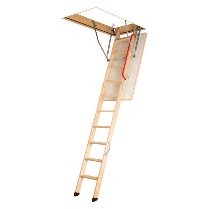 Fakro 3 Section Wooden Loft Ladder 550 x 1110mm FSC® | Selco