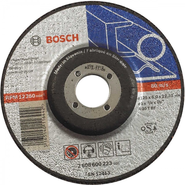 Metal Grinding Disc 115 x 22mm Bore Selco