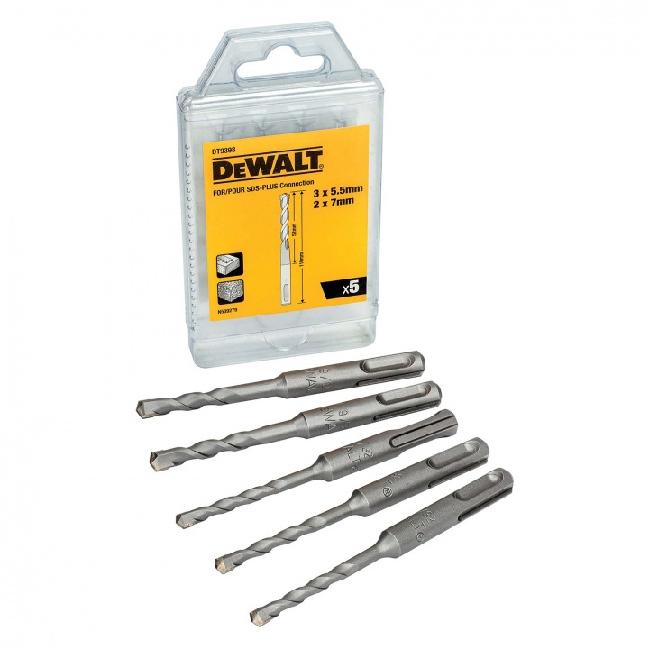 DeWALT 5pc SDS+ drill bit set | Selco