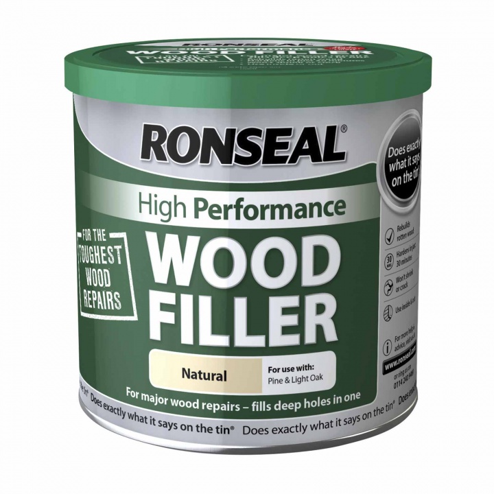 Ronseal High Performance Wood Filler 550g Selco   304182938 01 