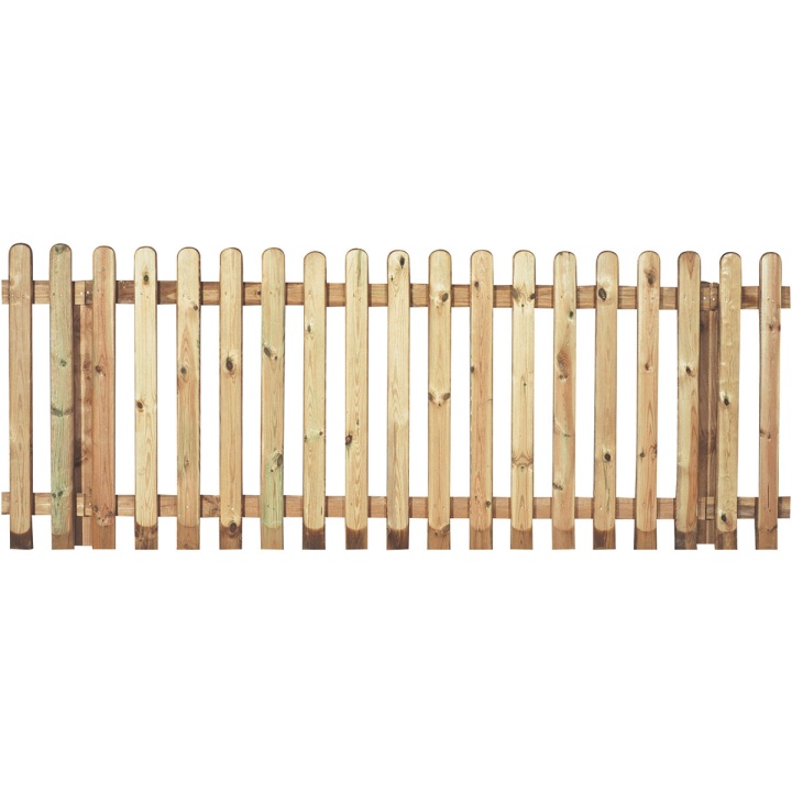 Wicket Fence Panel Rounded Top 1829 x 900mm (6' x 3') FSC®