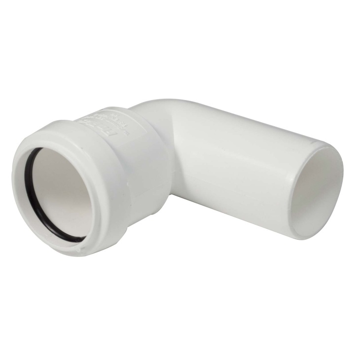 FloPlast 32mm White Push Fit 90° Conversion Bend | Selco