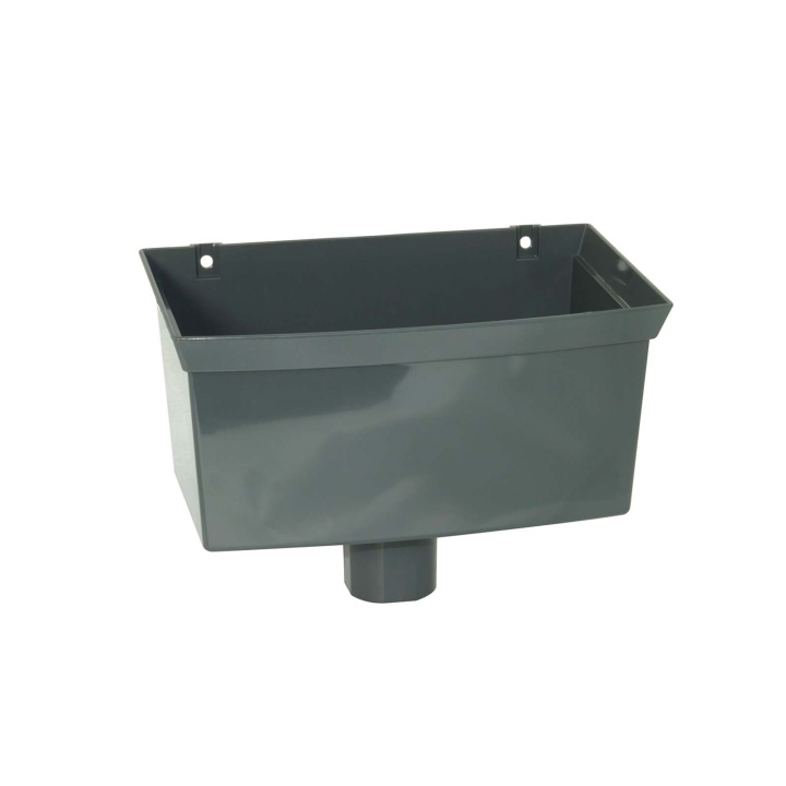 FloPlast Anthracite Grey Universal Rainwater Hopper | Selco