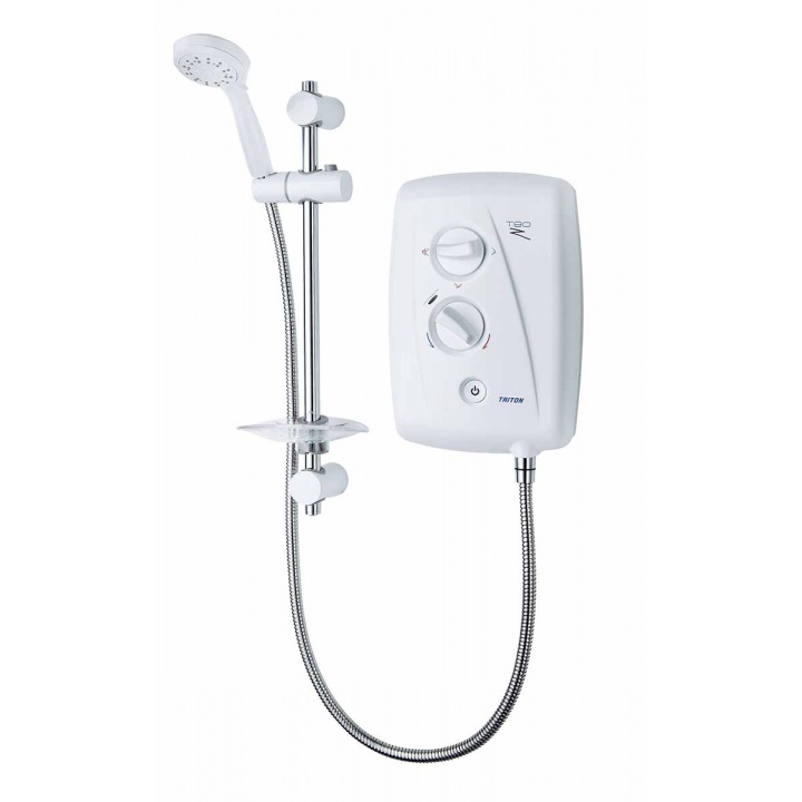 Triton T80Z Fast Fit 8.5kW White & Chrome Electric Shower Selco