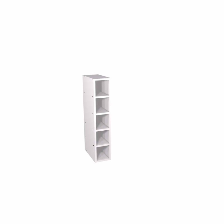 White gloss wine online rack