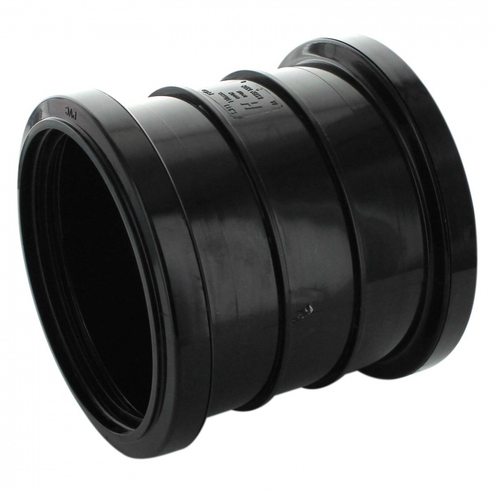 110mm Slip Coupling Black Selco