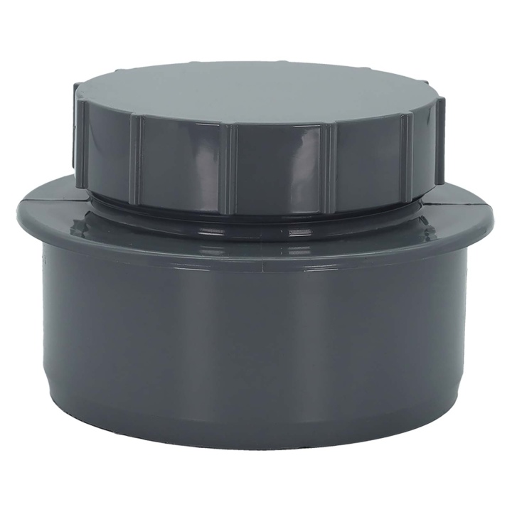 Floplast Grey 110mm Soil Screwed Access Cap Selco