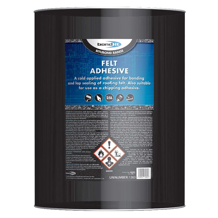 BituBond Roofing Felt Adhesive Black 25L