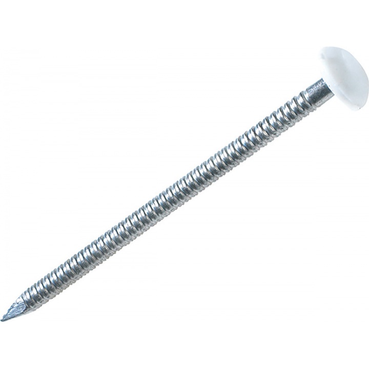 Unifix White Polytop Nail 3.35 x 65mm Pk 100