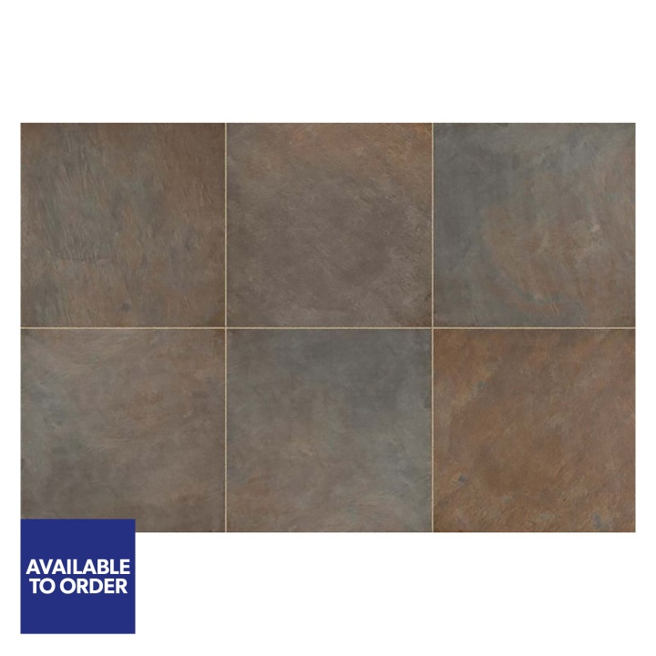 Stonemarket Lucent Porcelain Paving Slab Copper 600x1200x20mm 18.72 m²