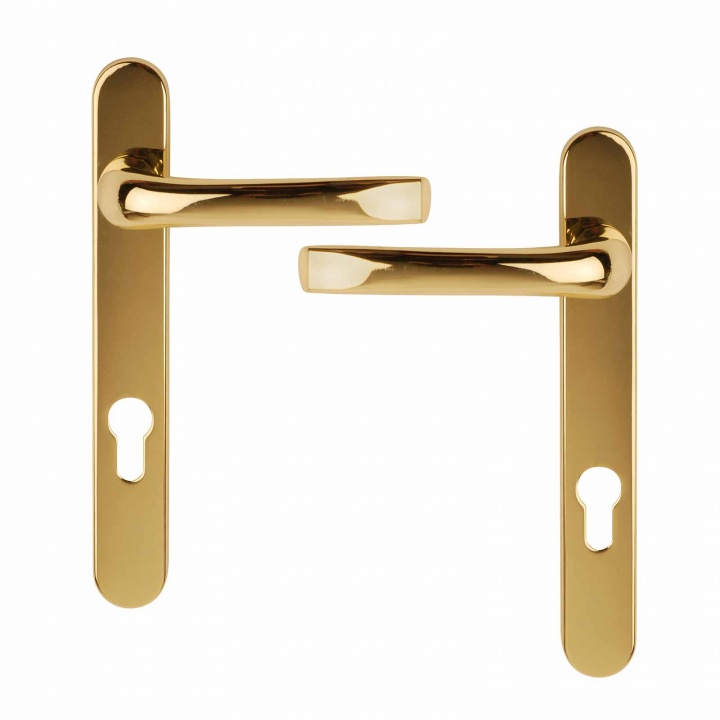 Gold UPVC Euro profile Lever Lock Handles ( Lever / Lever)