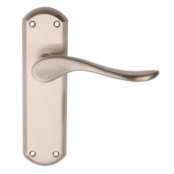 Sigma Latch Door Handles Satin Nickel Premier | Selco