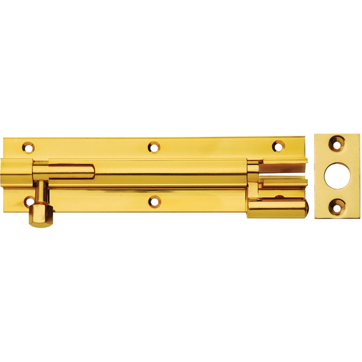 Necked Barrel Bolt Brass 100mm | Selco