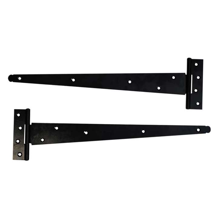 Medium Tee Hinges Black Japanned Pack 2