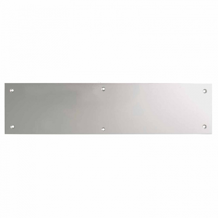 Kicking Plate Satin Aluminium 800 x 150mm | Selco