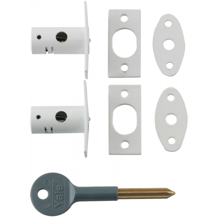 Yale 8001 Window Security Bolt White Pk 2