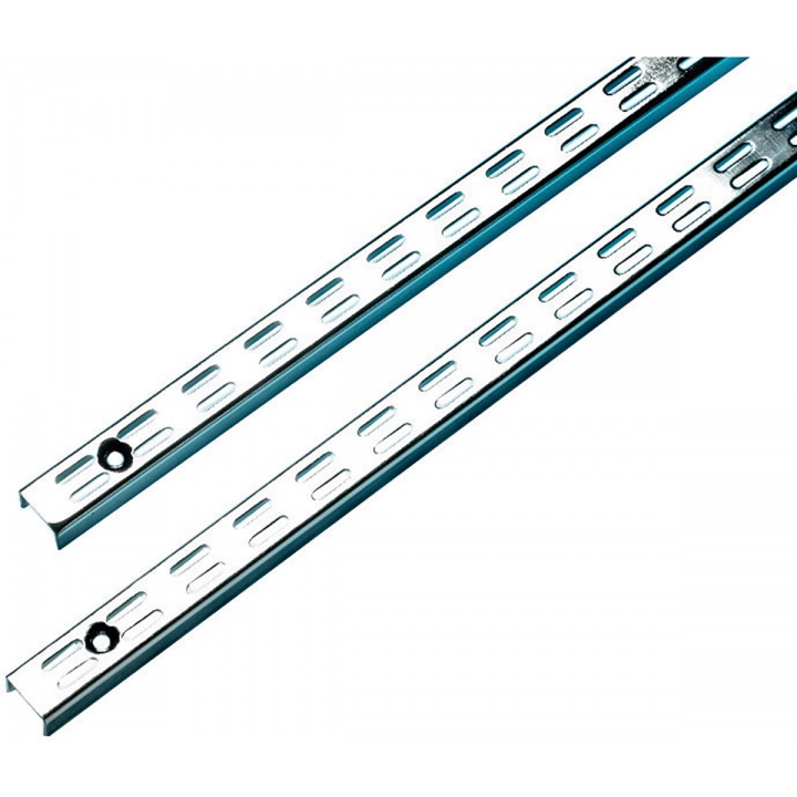 Twinslot Upright Chrome 1600mm