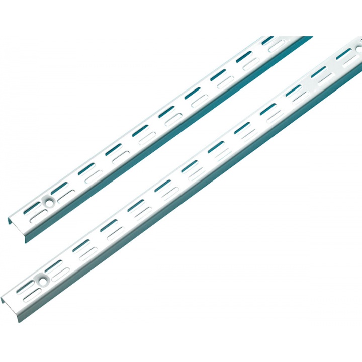 Twinslot Upright White 1600mm