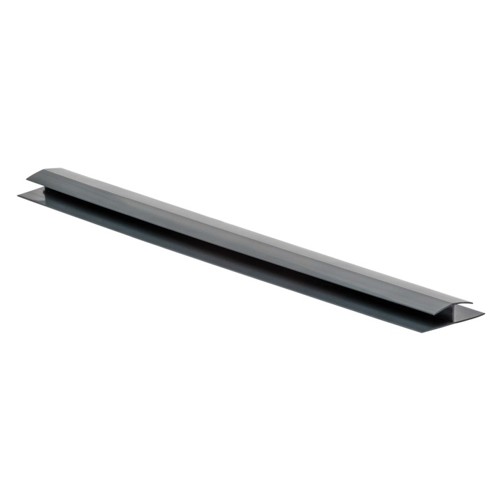 UPVC Double Channel H Trim Anthracite Grey 5m | Selco