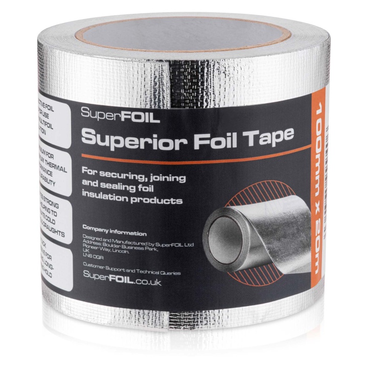 SuperFOIL Superior Foil Tape 100mm x 20m | Selco