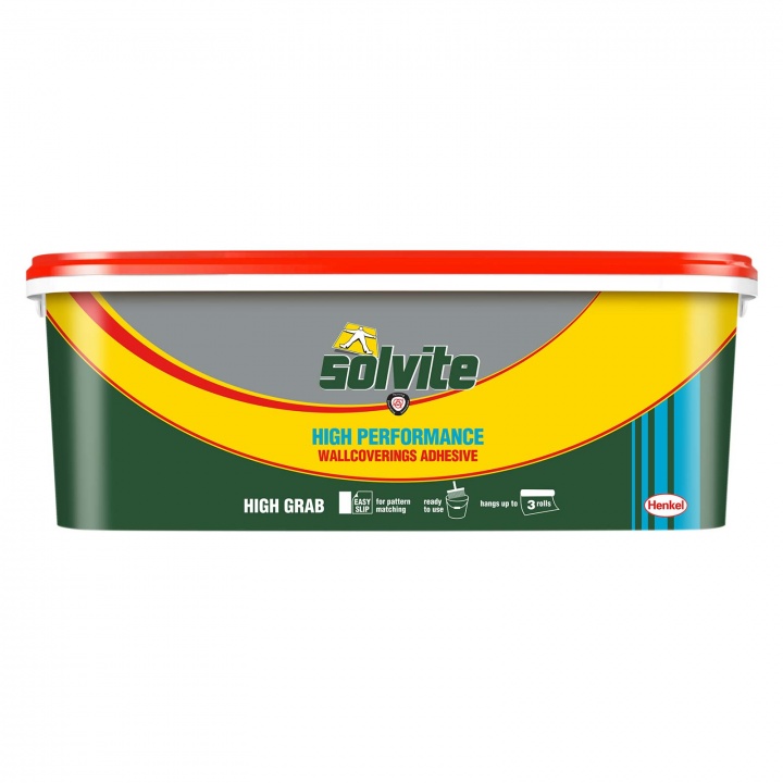 Solvite High Performance Ready Mixed Wallpaper Adhesive 3 ...