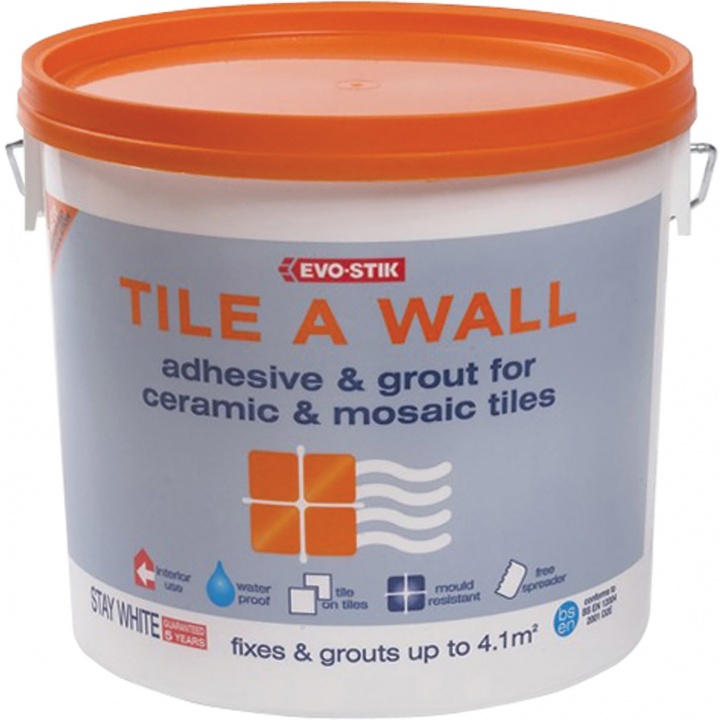 EvoStik Mould Resistant Wall Tile Adhesive & Grout Standard Selco