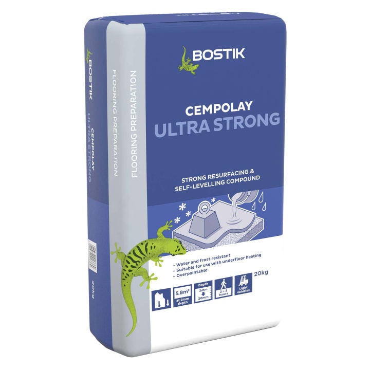 Bostik Cempolay Ultra Strong Exterior SelfLevelling Compound 20kg Selco