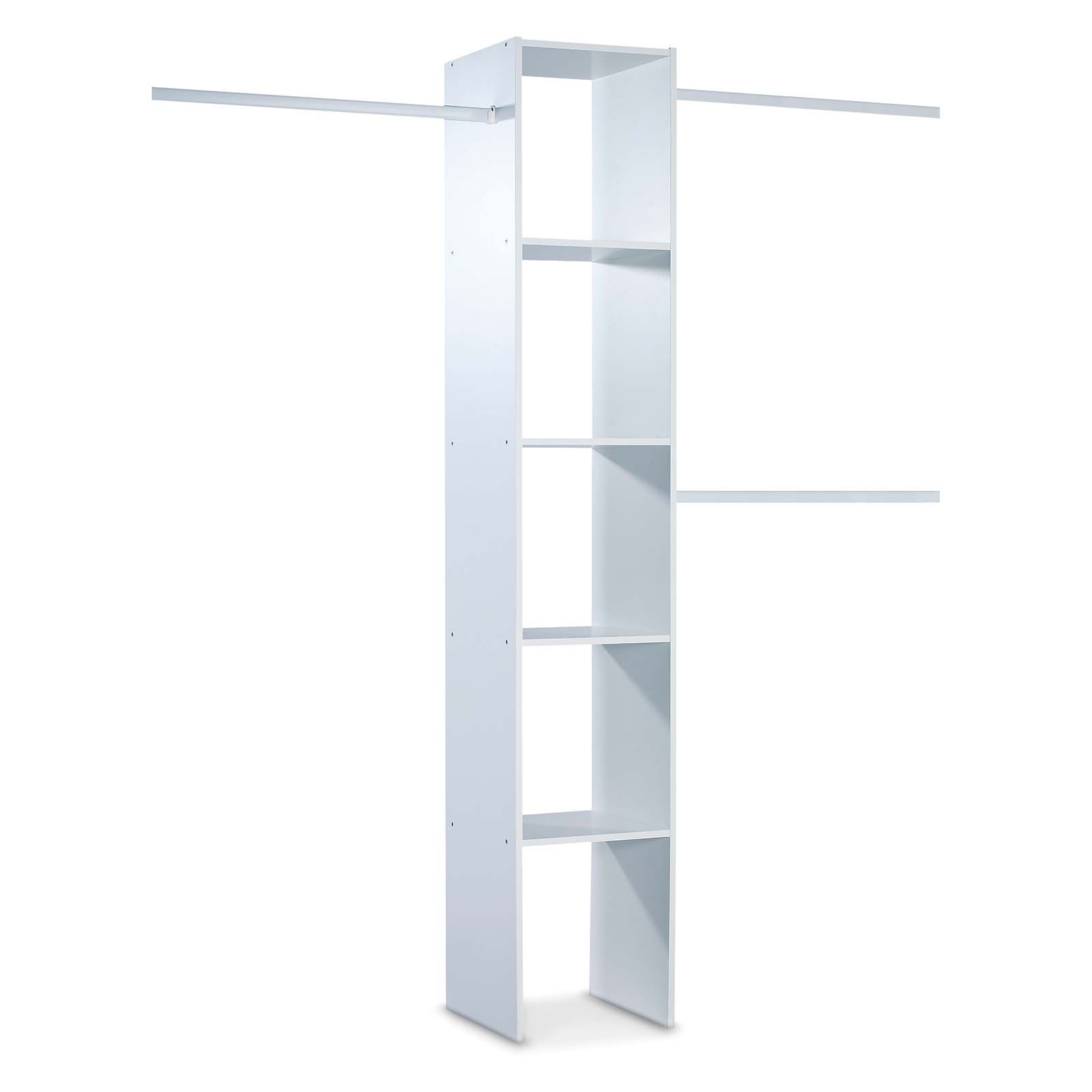 Basix White Wardrobe Interior Tower Unit Selco