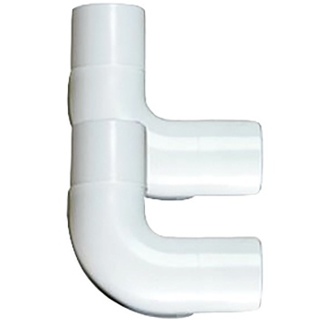 20mm White Conduit Inspection Elbow Pack of 2 | Selco