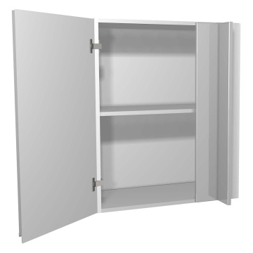 Capri Grey 600mm Straight Corner Wall Unit | Selco