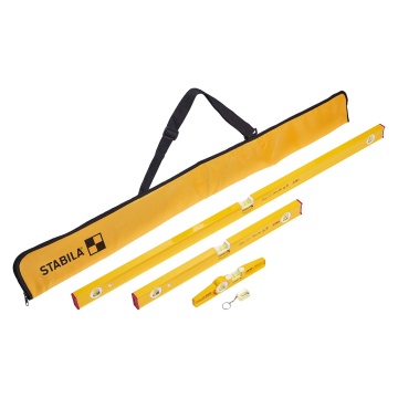 Stabila 5 Piece Spirit Level Set with Keyring & Carry Bag | Measuring ...