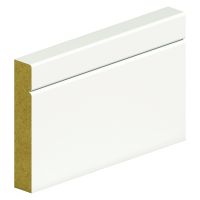 Primed MDF Round & V Groove Architrave 4200 x 69 x 14.5mm FSC®