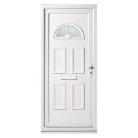 uPVC Carolina Half Moon Door Left Hung with Frame 2085 x 920mm