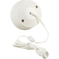 1 Way 6A Ceiling Pull Switch White