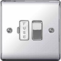 BG Nexus 13A Switched Fused Connection Unit Polished Chrome