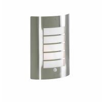 Zinc Sigma Panel Slat Wall Light Stainless Steel With PIR IP44